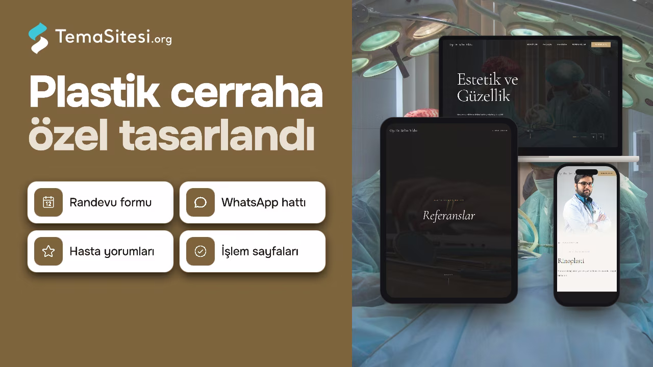 Dr. Selim - Plastik Cerrahi ve Estetik Klinik Web Sitesi Teması