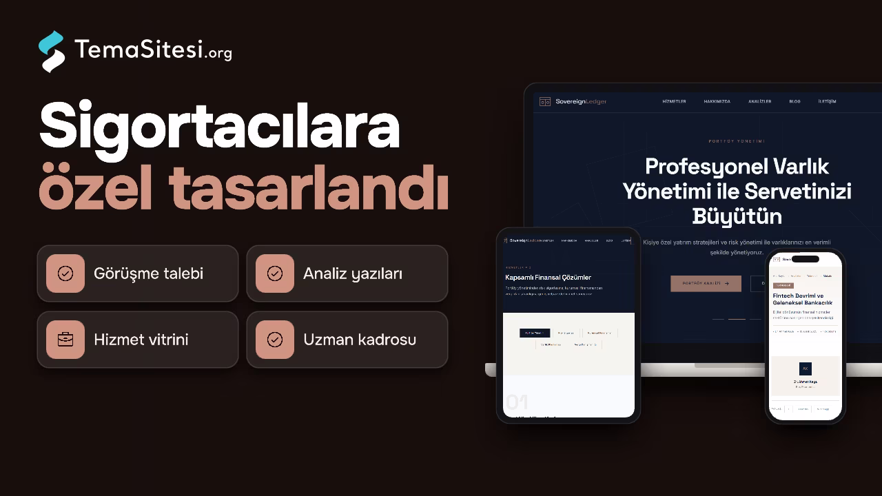 Sovereign Ledger - Finans Danışmanlık Web Sitesi Teması
