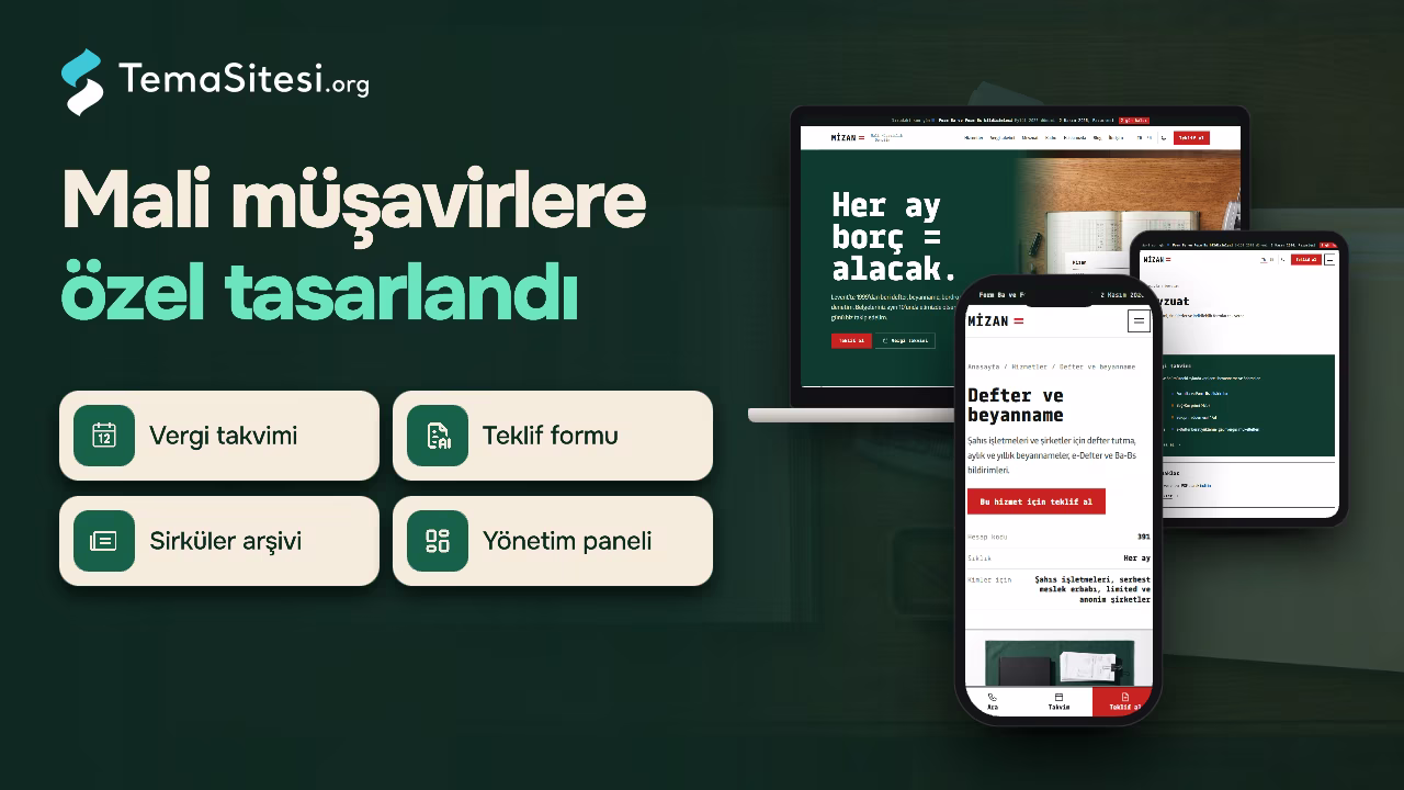 Mizan - Mali Müşavirlik ve Denetim Firması Teması