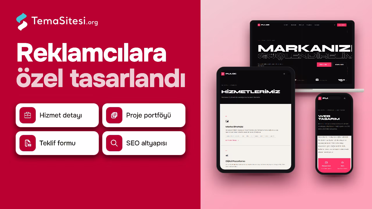 Pulse Ajans - Dijital Reklam Ajansı Teması