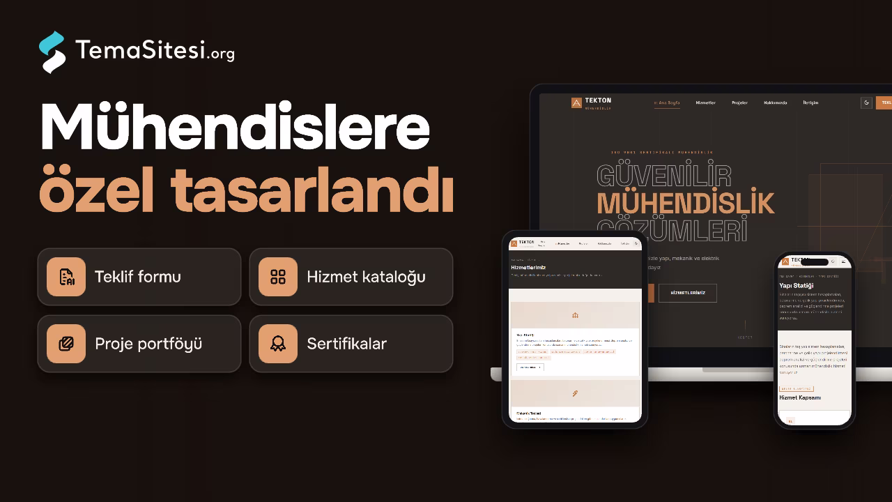 TEKTON - Mühendislik ve İnşaat Firması Teması